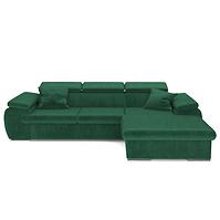 Ecksofa Polo P Kronos 19 + Kissen Kronos 19