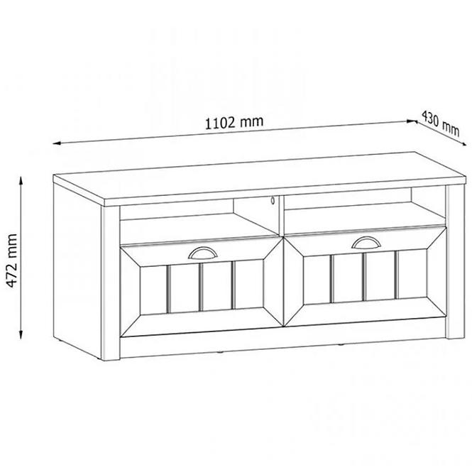 Garderobe Prowansja I Grün