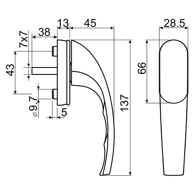 Fenstergriff RHW.071.F9016