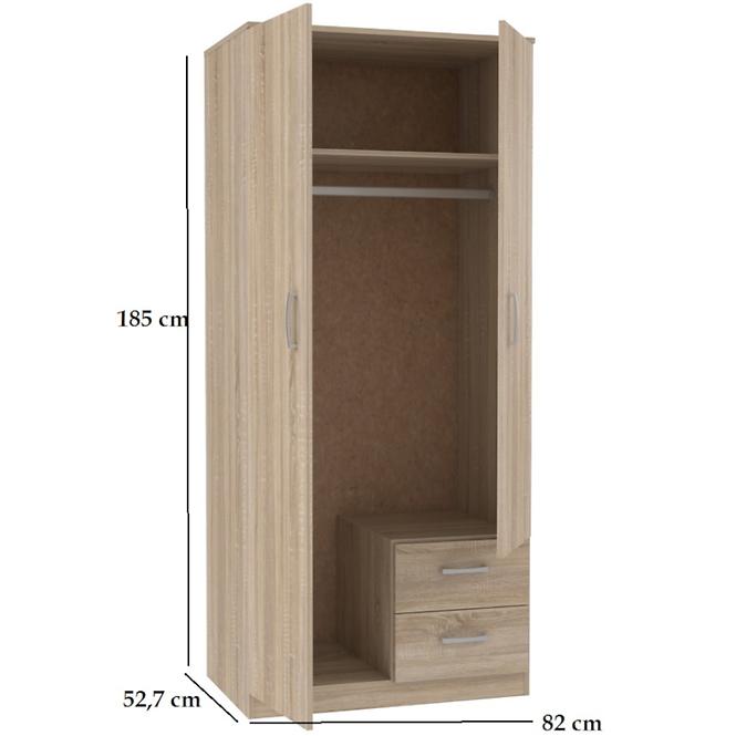 Schrank Niko 82cm Eiche Sonoma