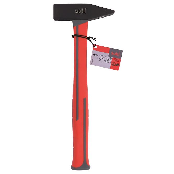 Schlosserhammer 800 g Fiberglas/TPE – Stiel