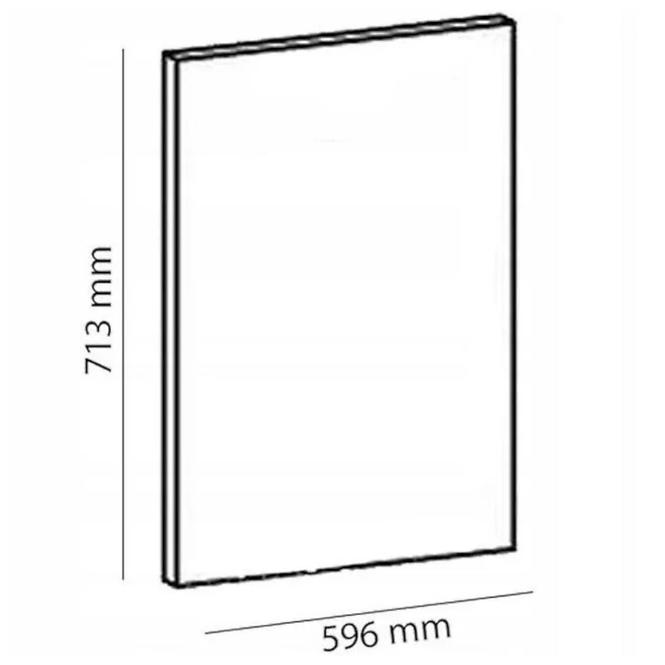 Türen für Einbauspülmaschine Gardena D60FZW white