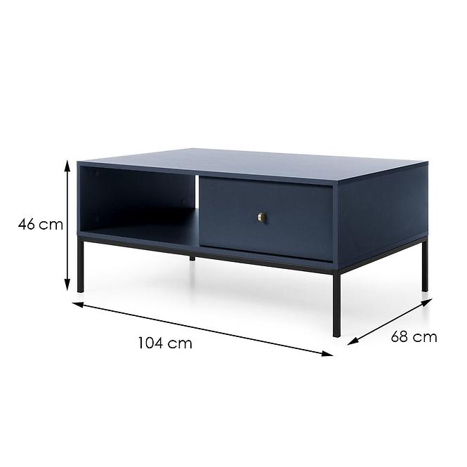 Couchtisch Mono ML104 dunkelblau