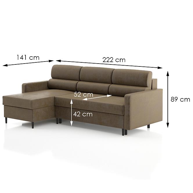 Ecksofa Olivio Monolith 15