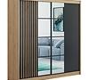 Schrank Larysa 203 schwarz/craft golden