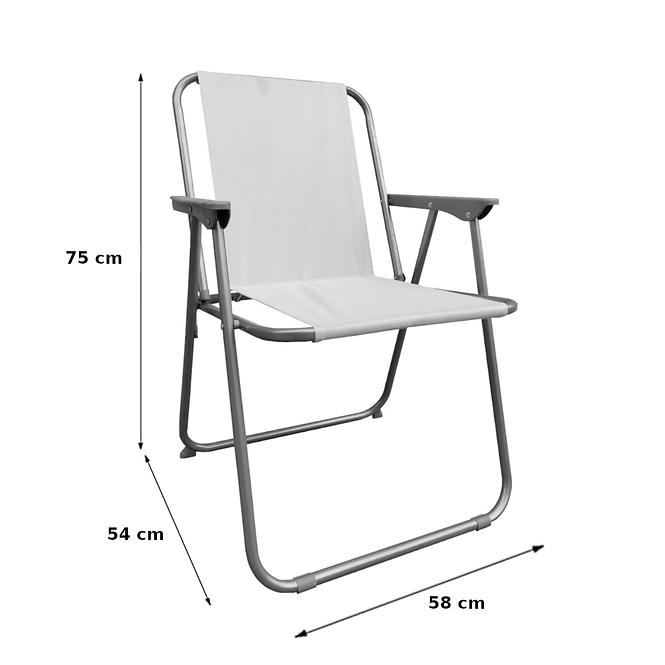 Zusammenklappbarer blauer Picknickstuhl  TFC012