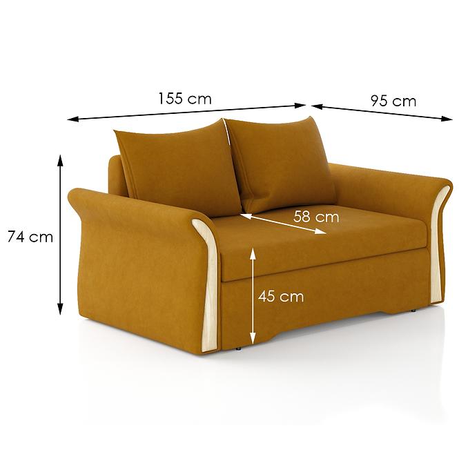 Sofa Nata Fantasy Velvet 319