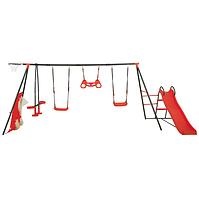 Metallspielplatz Max 216x139x180 cm rot