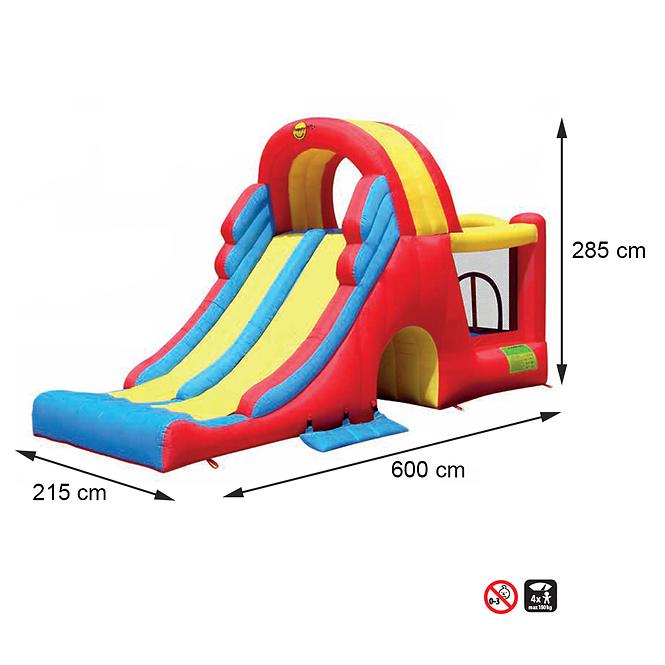 Aufblasbarer Spielplatz Combo 600x215x285 cm