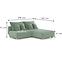 Ecksofa Rich P Lincoln 72,5