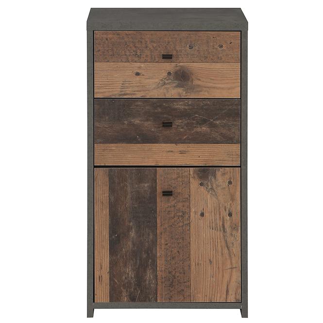 Kommode BEST CHEST old wood vin/beton