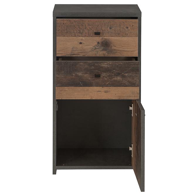 Kommode BEST CHEST old wood vin/beton