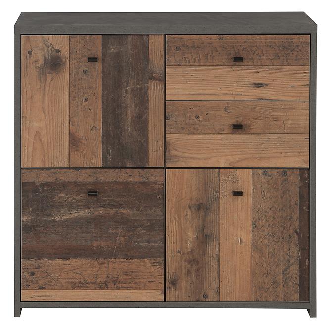 Kommode BEST CHEST old wood vin/beton