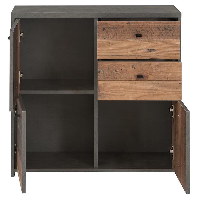 Kommode BEST CHEST old wood vin/beton