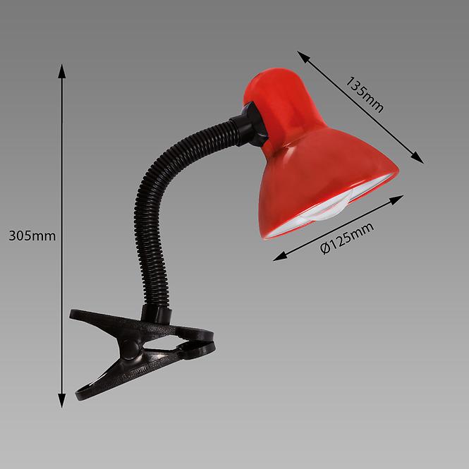 Lampe Tola E27 Red Clip 02854 LB1