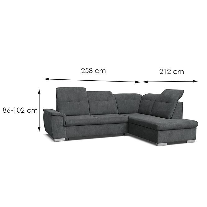 Ecksofa  Nero P Alfa 16