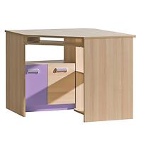 Schreibtisch Lorento 11 asche coimbra/violett