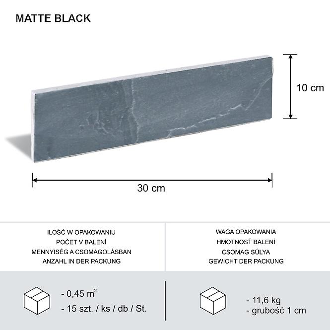 Naturstein Matte Black