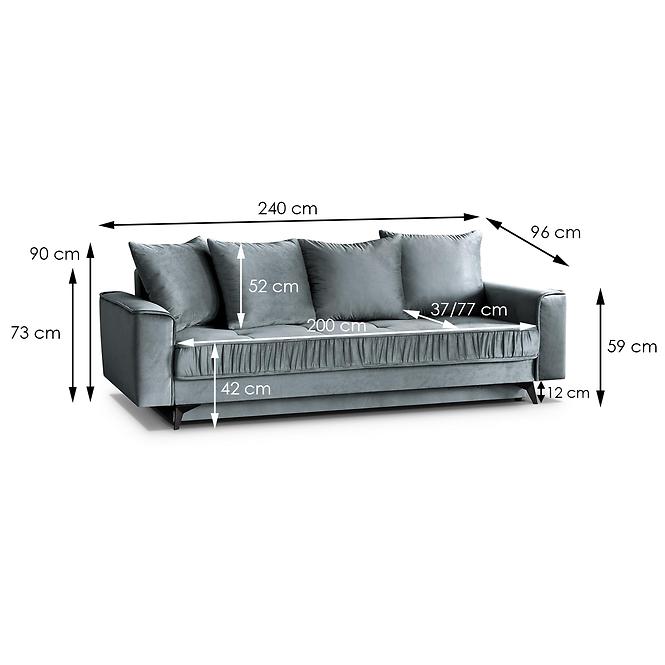 Sofa Monaco Velluto 18