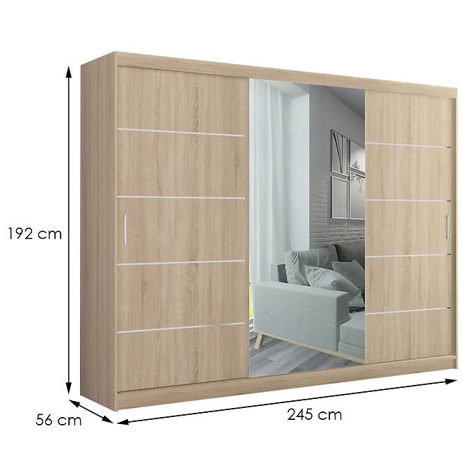 Schrank PORTO 250 sonoma