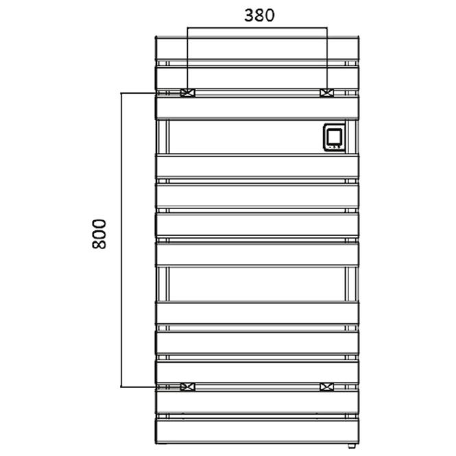 Elektrischer Heizkörper Boston 750W