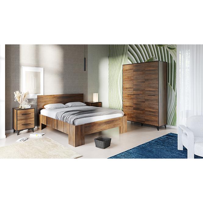 Bett Frida L160 Shirin Walnut