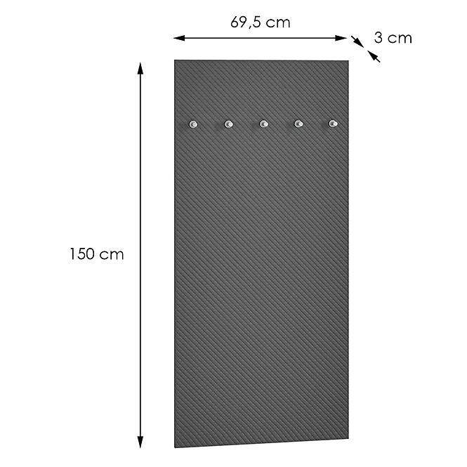 Kleiderständer 150x70 Hyga 10 schneekiefer