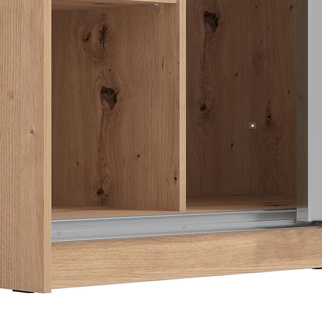 Schrank Mondego 220 artisan/weiß glanz