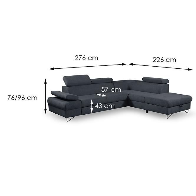 Ecksofa Flavo P Loft 24