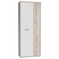 Schrank Net 5p Eiche Sand / Weiss