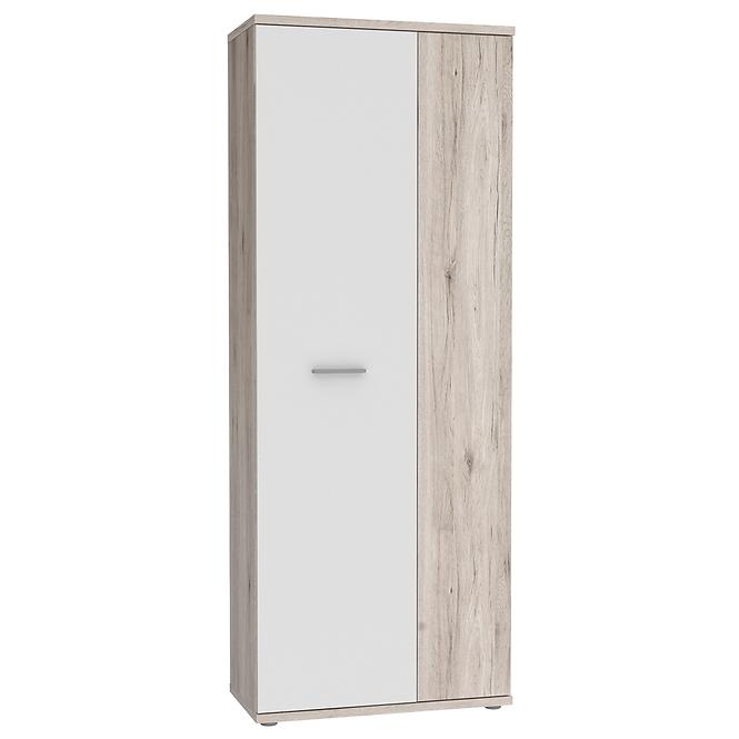 Schrank Net 3p Eiche Sand / Weiss