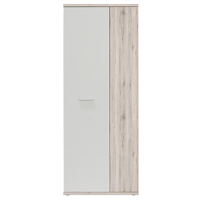 Schrank Net 3p Eiche Sand / Weiss