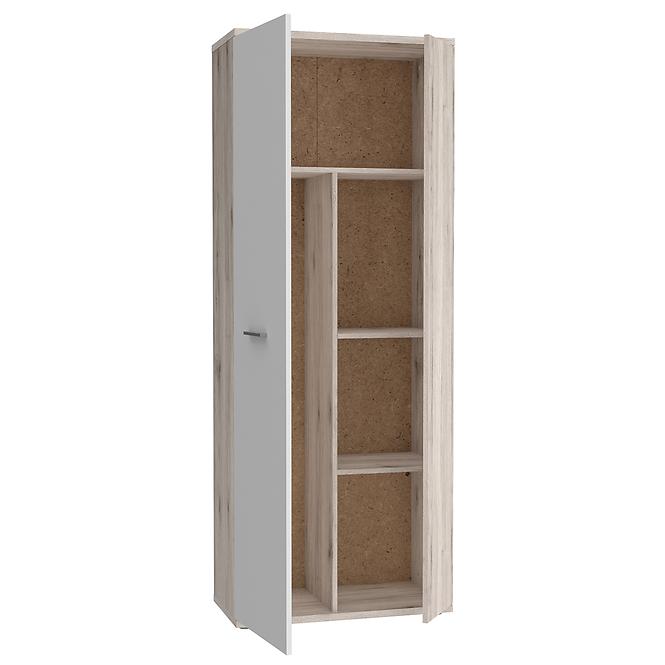 Schrank Net 3p Eiche Sand / Weiss