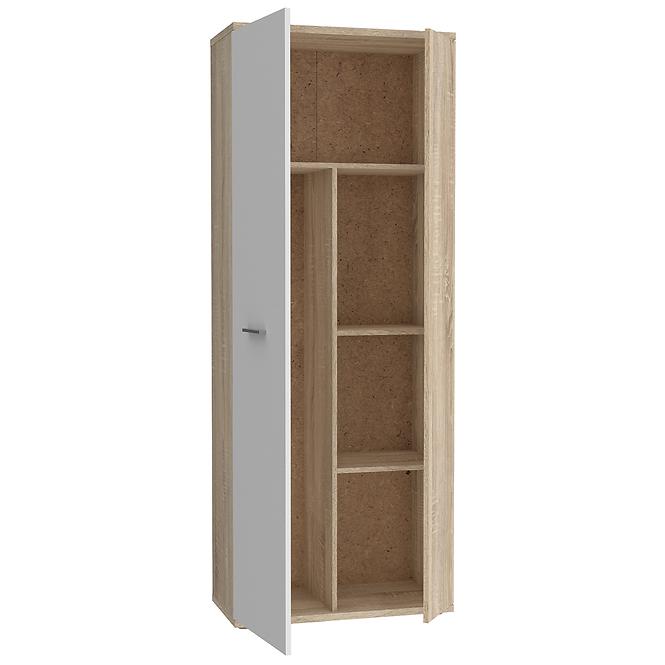 Schrank Net 3p Sonoma Eiche / Weiss