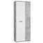 Schrank Net 5p Beton /Weiss