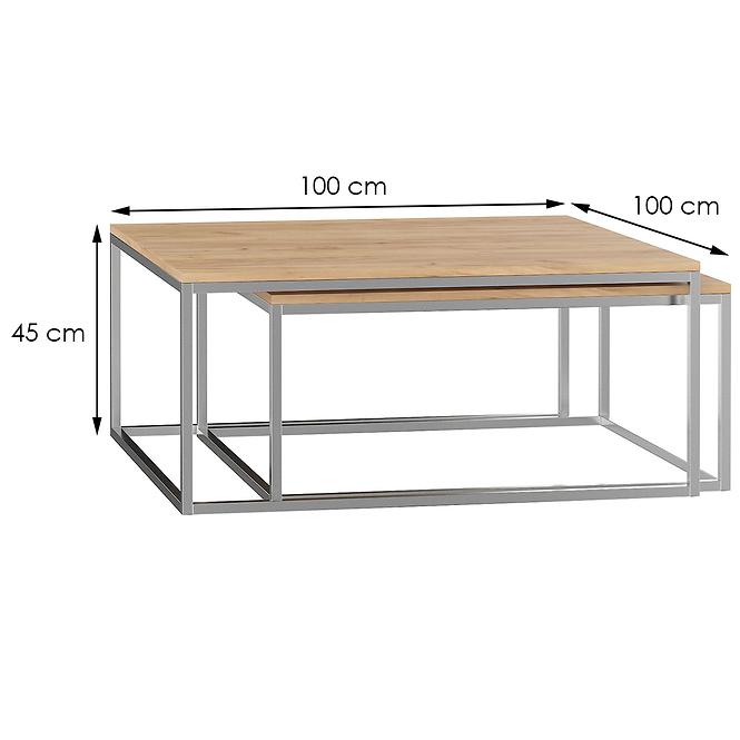 Couchtisch Birquini oak craft