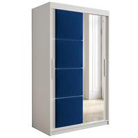 Schrank Tapi 120 Weiß/Blau