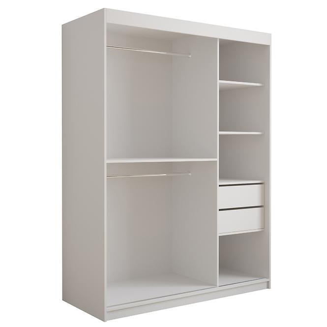 Schrank Tapi 150 Weiß/Grau