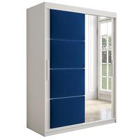 Schrank Tapi 150 Weiß/Blau