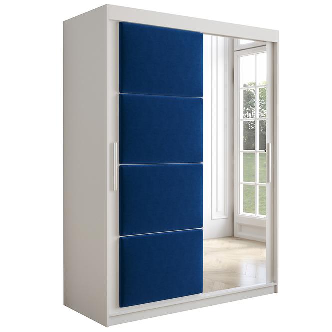 Schrank Tapi 150 Weiß/Blau