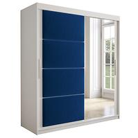 Schrank Tapi 180 Weiß/Blau