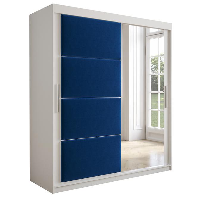 Schrank Tapi 180 Weiß/Blau