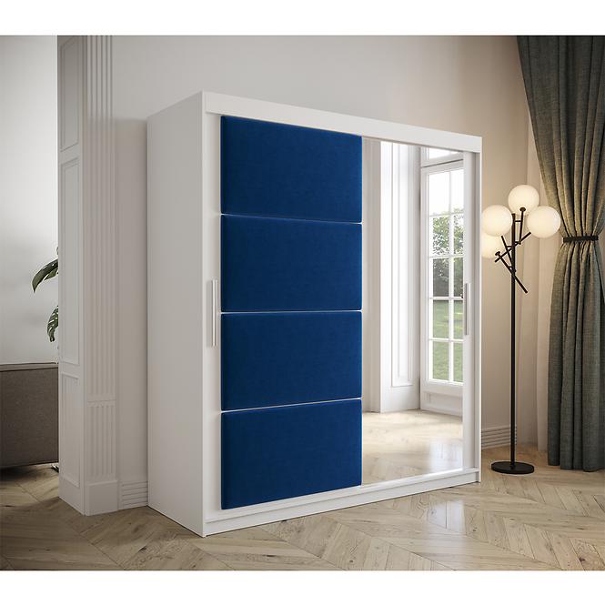 Schrank Tapi 180 Weiß/Blau