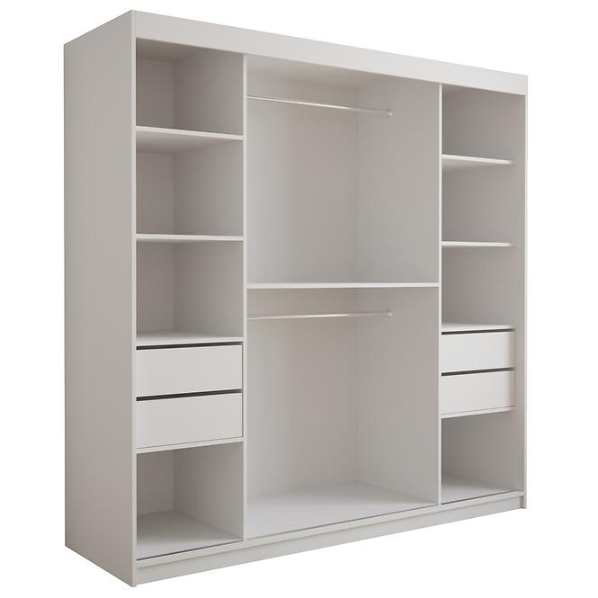 Schrank Tapi 200 Weiß/Blau