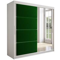 Schrank Tapi 200 Weiß/Grün