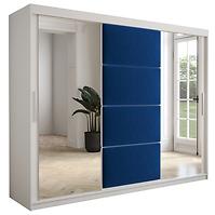 Schrank Tapi 250 Weiß/Blau