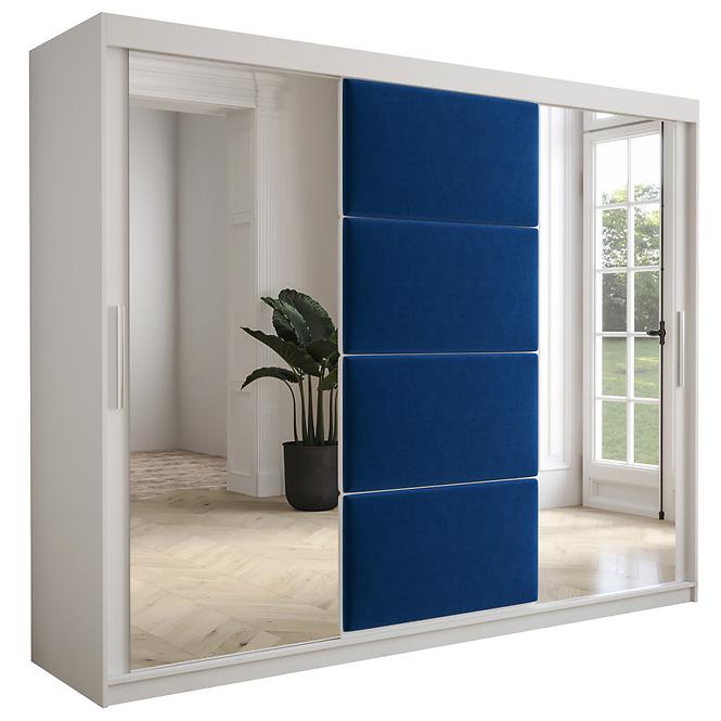 Schrank Tapi 250 Weiß/Blau