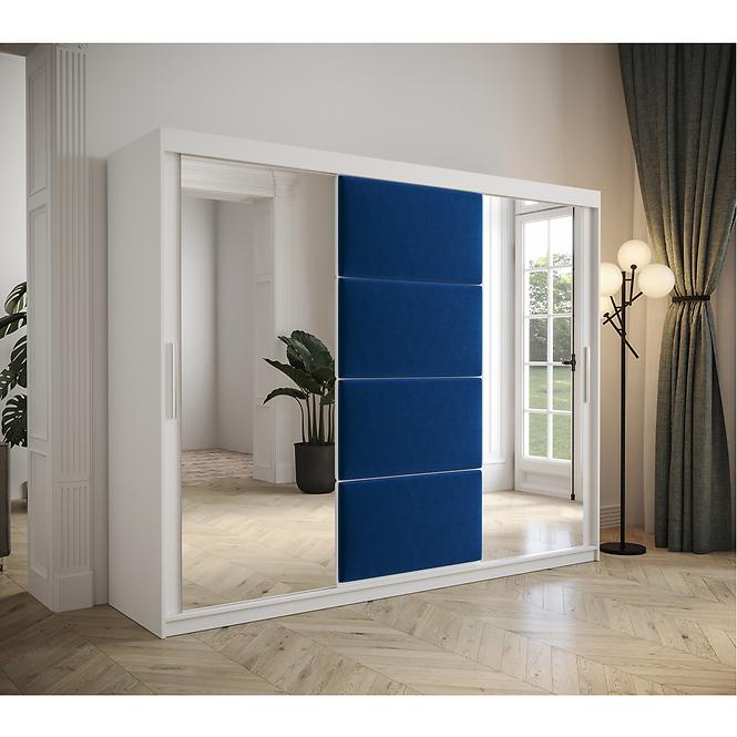 Schrank Tapi 250 Weiß/Blau