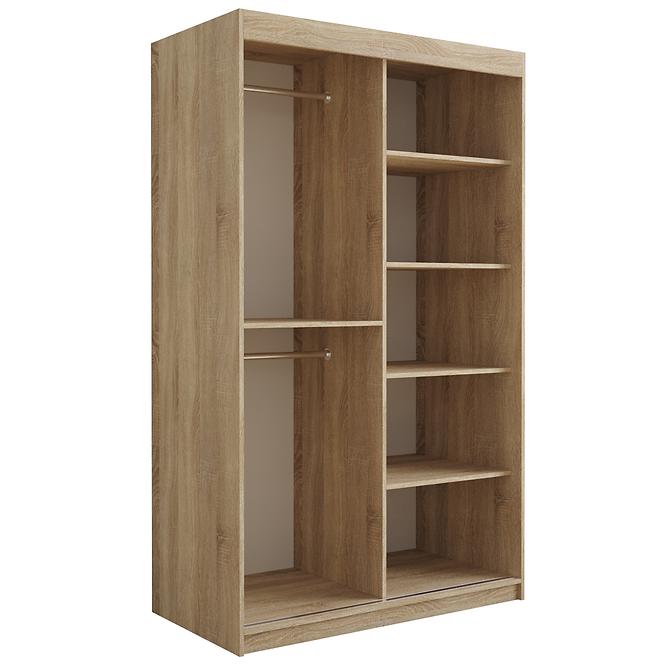 Schrank Tapi 120 Eiche Sonoma/Rosa