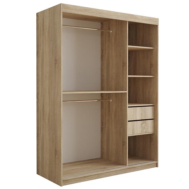 Schrank Tapi 150 Eiche Sonoma/Rosa